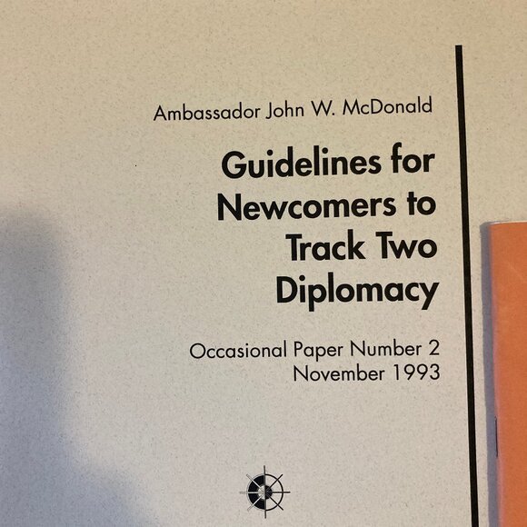 5 Pack Set of Institute for Multi-Track Diplomacy Published Educational Papers - Picture 3 of 6